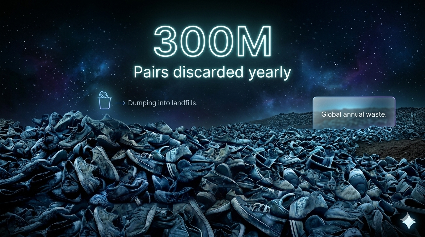 The Challenge: 300M pairs discarded yearly